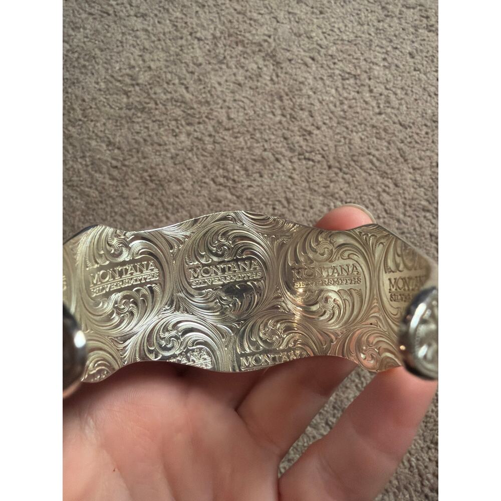 Montana Silversmiths BC-2T Southwest Cuff Bracelet - Picture 3 of 5